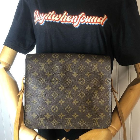 LOUIS VUITTON Cartouchiere GM Monogram Crossbody Shoulder Bag Authentic SL0941 - Picture 7 of 16